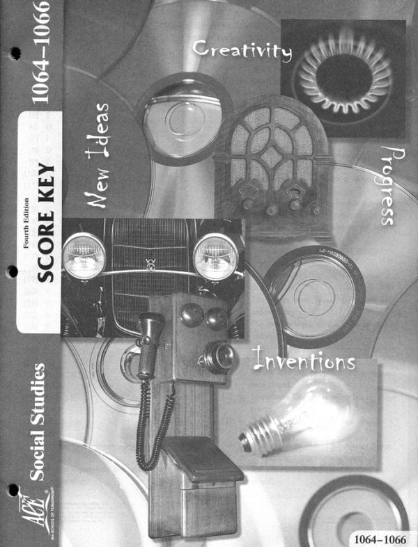 6th Grade Social Studies Answer Key 1064-1066 by Accelerated Christian Education ACE