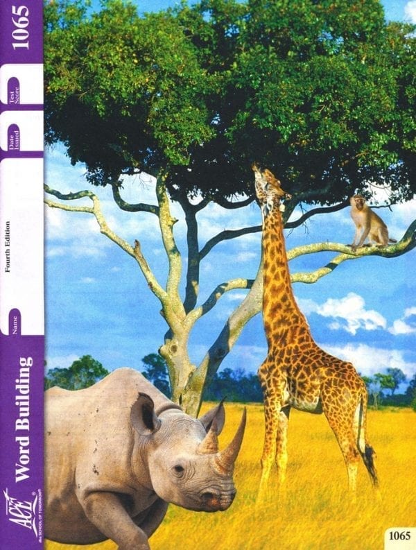 6th Grade Word Building Pace 1065 by Accelerated Christian Education ACE