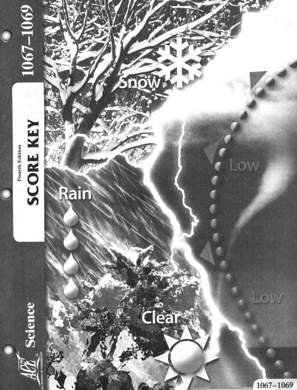 6th Grade Science Answer Key 1067-1069 by Accelerated Christian Education ACE