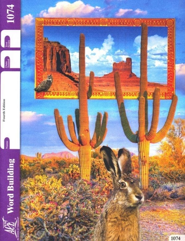 7th Grade Word Building Pace 1074 by Accelerated Christian Education ACE