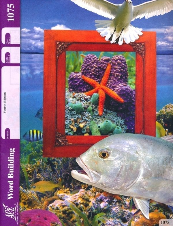 7th Grade Word Building Pace 1075 by Accelerated Christian Education ACE