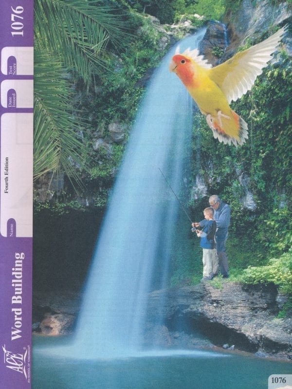 7th Grade Word Building Pace 1076 by Accelerated Christian Education ACE