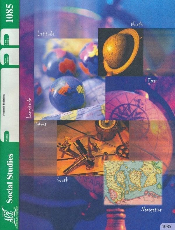 Social Studies (Pace 1085) from Accelerated Christian Education ACE