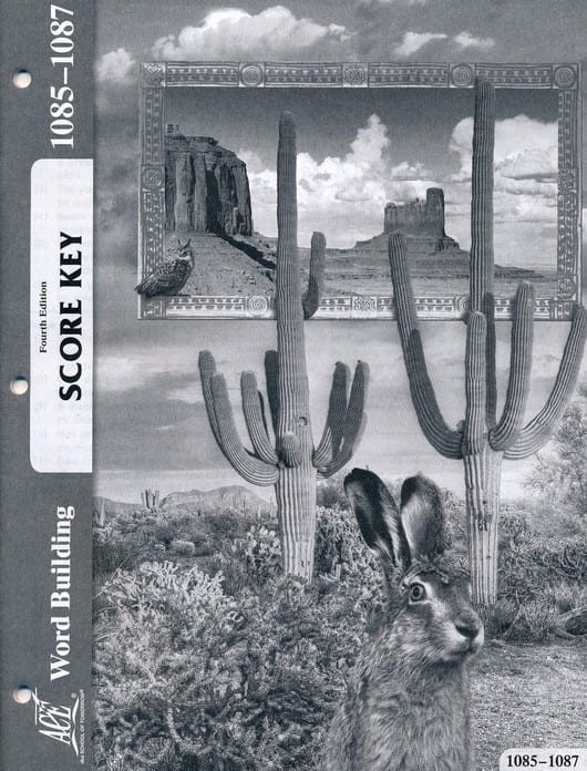 Word Building Key 1085-1087 from Accelerated Christian Education ACE