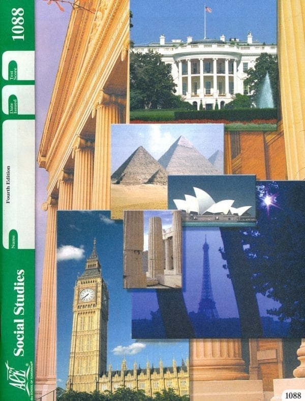 Social Studies (Pace 1088) from Accelerated Christian Education ACE