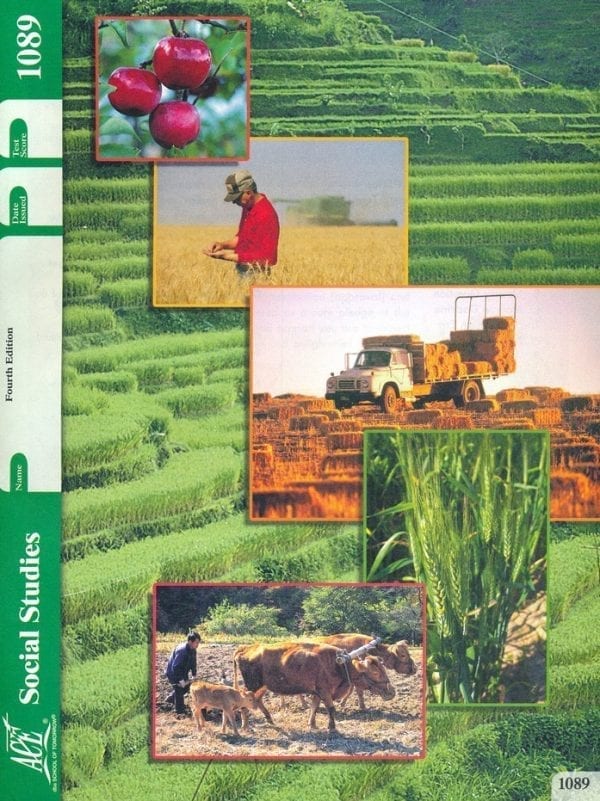 Social Studies (Pace 1089) from Accelerated Christian Education ACE