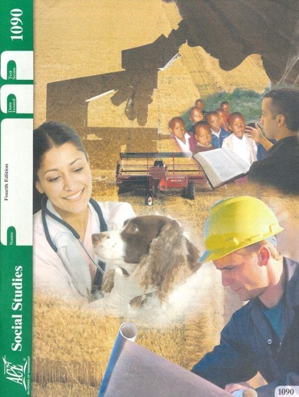 Social Studies (Pace 1090) from Accelerated Christian Education ACE