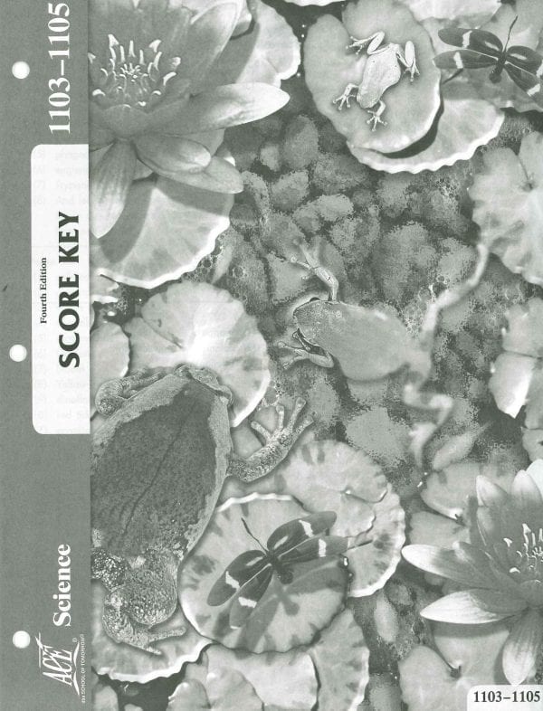 Biology Key 1103-1105 (4th Edition) from Accelerated Christian Education ACE