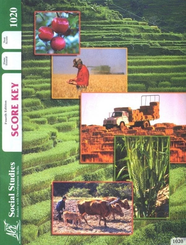 2nd Grade Social Studies Answer Key 1020 by Accelerated Christian Education ACE