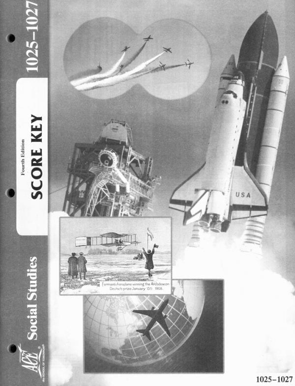 3rd Grade Social Studies Answer Key 1025-1027 by Accelerated Christian Education ACE