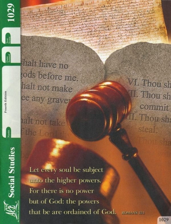 3rd Grade Social Studies Pace 1029 by Accelerated Christian Education ACE