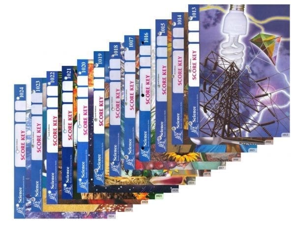 2nd Grade Science Answer Key Set by Accelerated Christian Education ACE