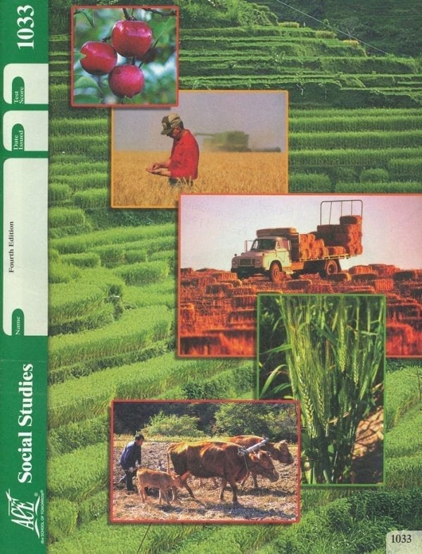 3rd Grade Social Studies Pace 1033 by Accelerated Christian Education ACE
