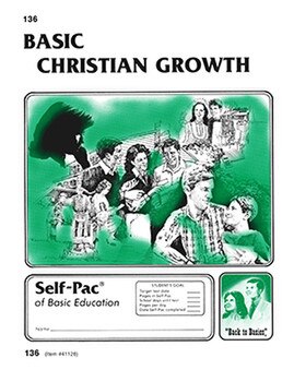 Christian Growth Unit 4 (Pace 136) from Accelerated Christian Education ACE