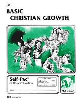 Christian Growth Unit 6 (Pace 138) from Accelerated Christian Education ACE
