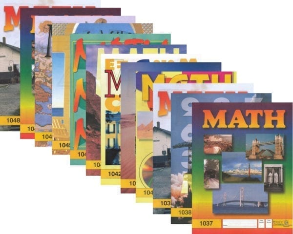 4th Grade Math Pace Set by Accelerated Christian Education ACE