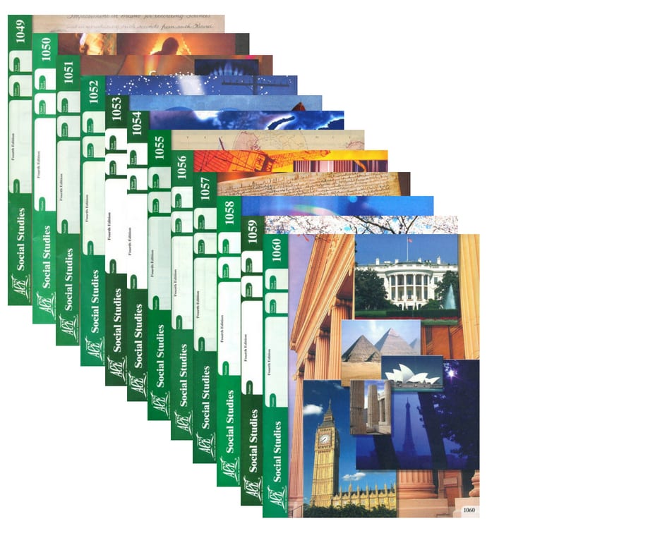 5th Grade Social Studies Complete Set by Accelerated Christian Education ACE