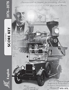 7th Grade English Key 1076-1078, 4th Edition from ACE School of Tomorrow