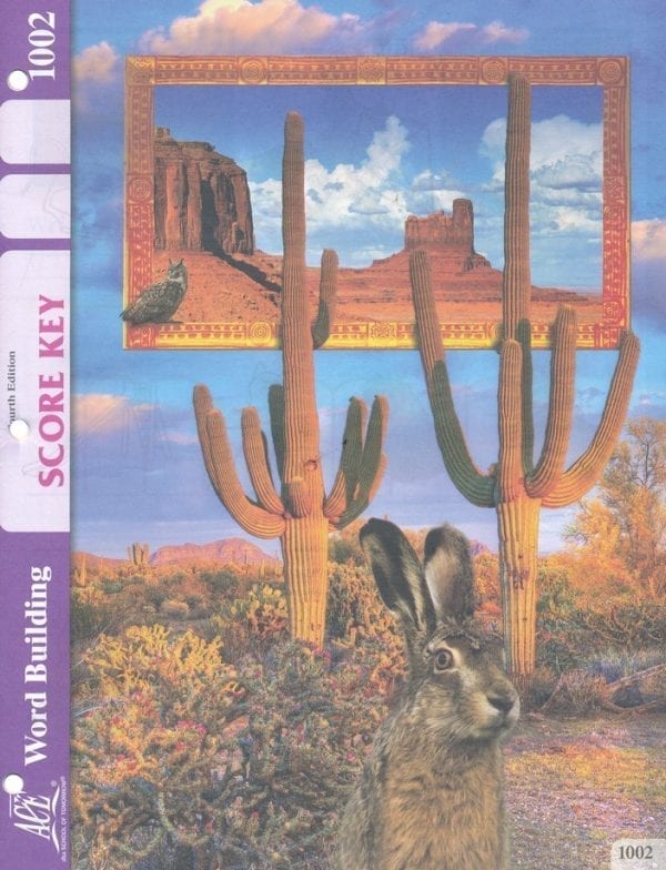 1st Grade Word Building Answer Key 1002 by Accelerated Christian Education ACE