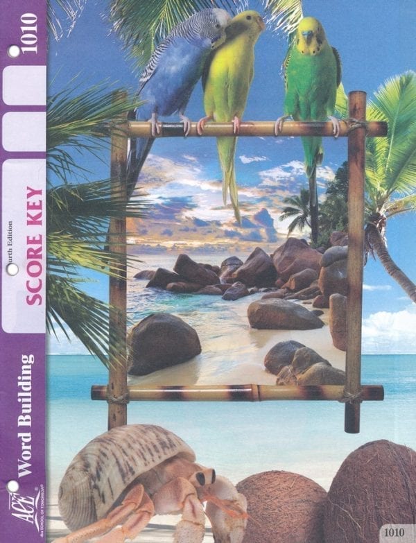 1st Grade Word Building Answer Key 1010 by Accelerated Christian Education ACE