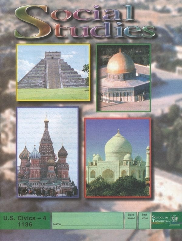 US Civics (Pace 1136) from Accelerated Christian Education ACE