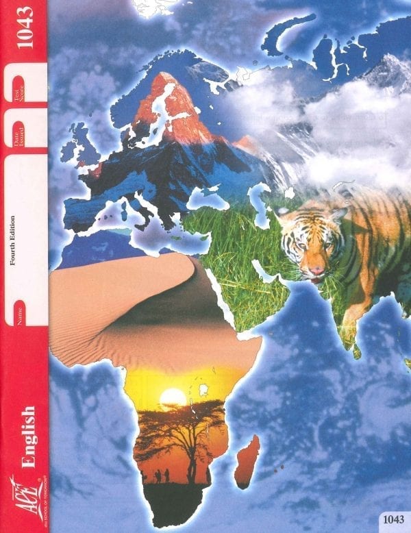 4th Grade English Pace 1043 by Accelerated Christian Education ACE
