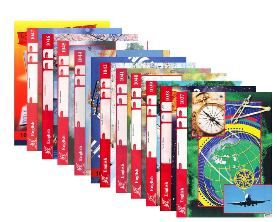 4th Grade English Complete Set by Accelerated Christian Education ACE
