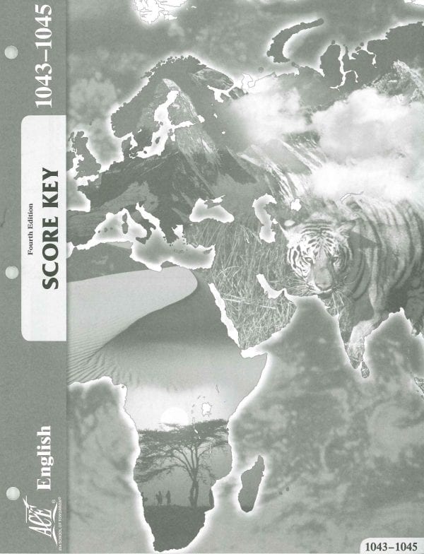 4th Grade English Answer Key 1043-1045 by Accelerated Christian Education ACE