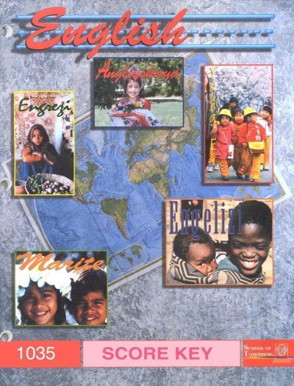 3rd Grade English Answer Key 1035 by Accelerated Christian Education ACE