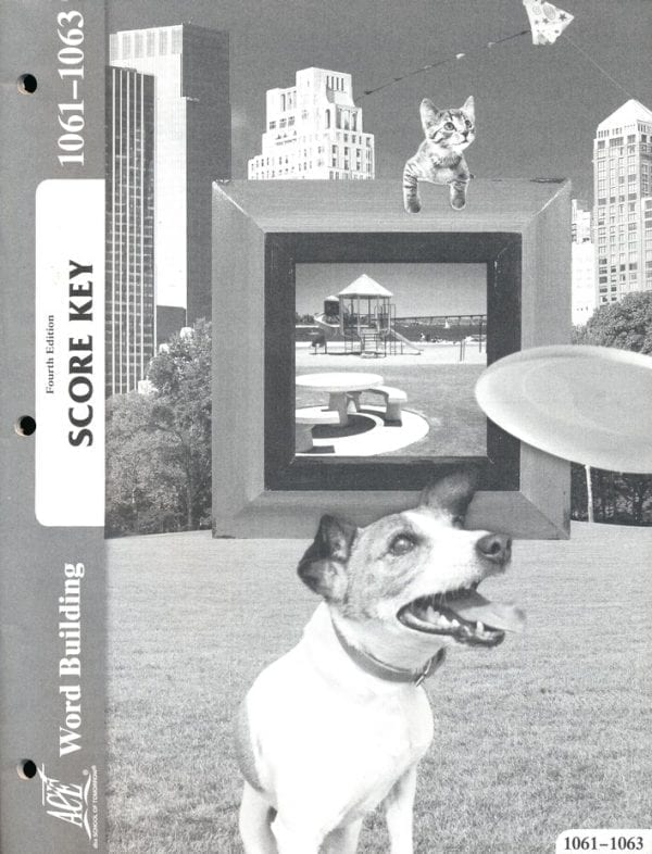 6th Grade Word Building Answer Key 1061-1063 by Accelerated Christian Education ACE