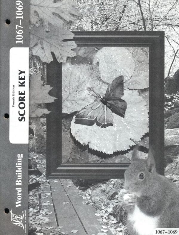 6th Grade Word Building Answer Key 1067-1069 by Accelerated Christian Education ACE