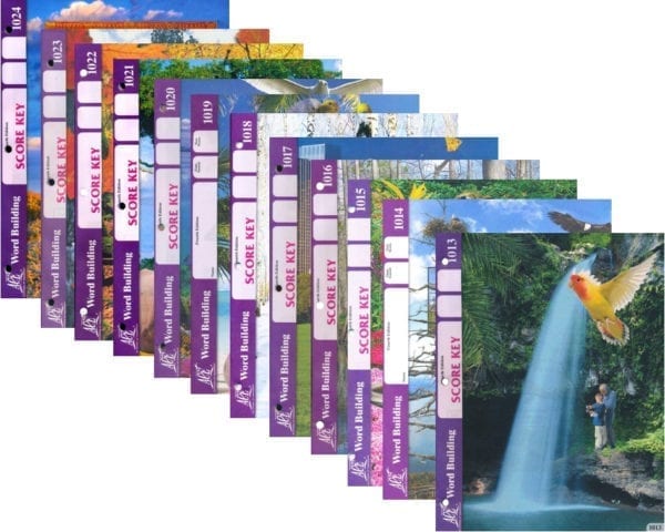 2nd Grade Word Building Answer Key Set by ACE