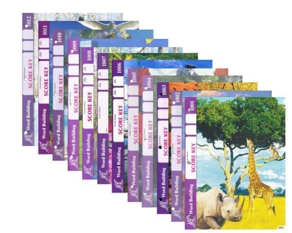 1st Grade Word Building Answer Key Set by ACE