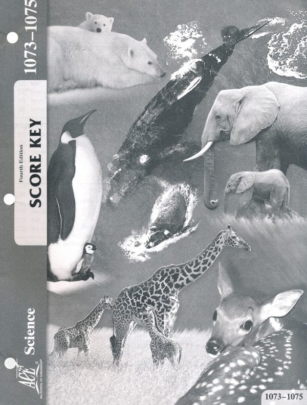 7th Grade Science Answer Key 1073-1075 by ACE School of Tomorrow