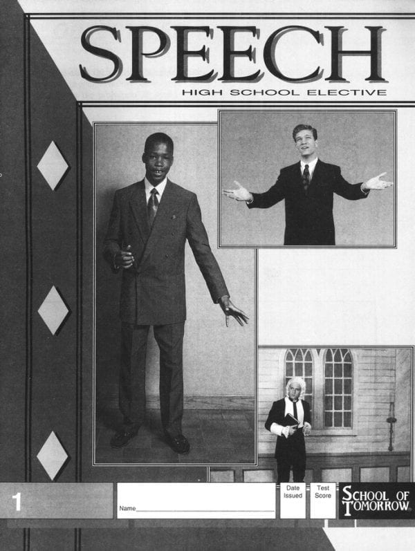 High School Speech Pace 1 by Accelerated Christian Education ACE