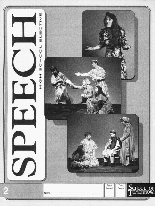 High School Speech Pace 2 by Accelerated Christian Education ACE