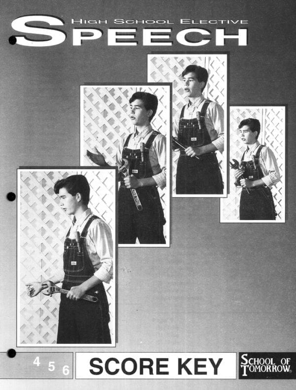 High School Speech Key 4-6 by Accelerated Christian Education ACE