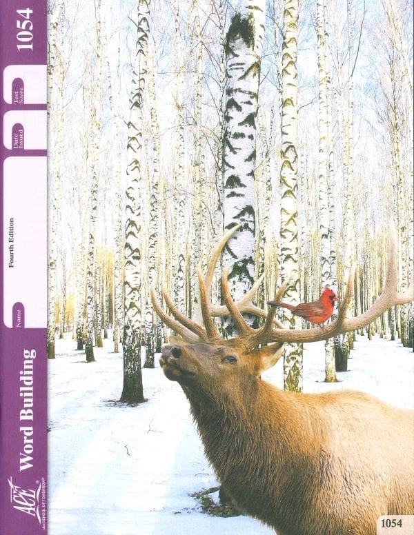 5th Grade Word Building Pace 1054 by Accelerated Christian Education ACE