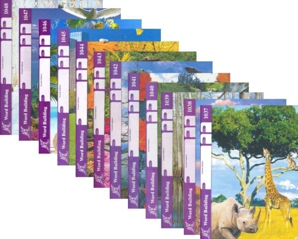 4th Grade Word Building Complete Set by Accelerated Christian Education ACE