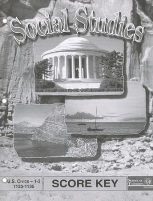 US Civics Key 1133-1135 from ACE-Accelerated Christian Reader