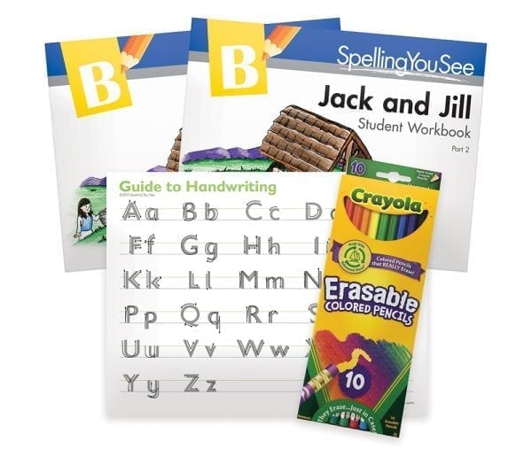 Level B: Jack and Jill Student Pack from Spelling You See
