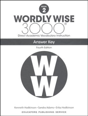 Wordly Wise 3000 (4th Edition) Grade 2 Key