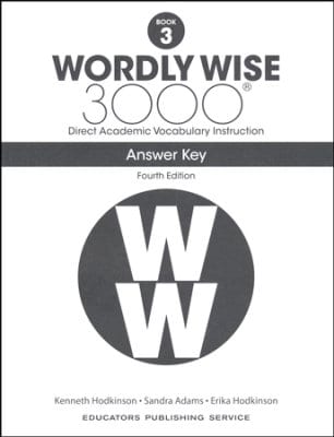 Wordly Wise 3000 (4th Edition) Grade 3 Key