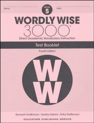Wordly Wise 3000 (4th Edition) Grade 5 Tests
