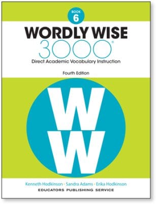 Wordly Wise 3000 (4th Edition) Grade 6 Student Book