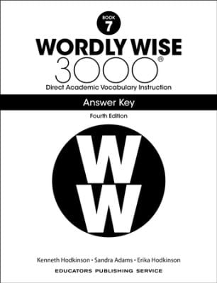 Wordly Wise 3000 (4th Edition) Grade 7 Key