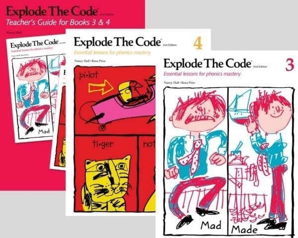 Explode the Code, Books 3 & 4 with Teacher Guide