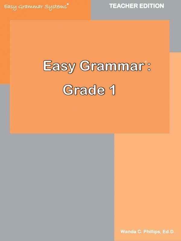 Grade 1 Teacher Edition from Easy Grammar