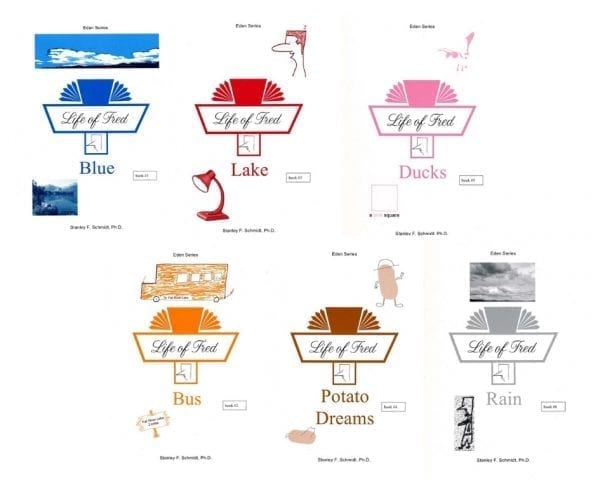 Life of Fred: Eden Series Set #1 from Polka Dot Publishing