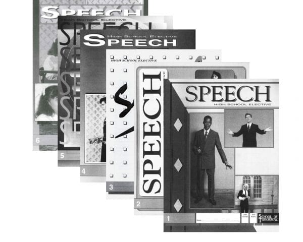 High School Speech COMPLETE Set by Accelerated Christian Education ACE